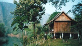 Bungalow on Hin Boun river, Khammouane, Laos