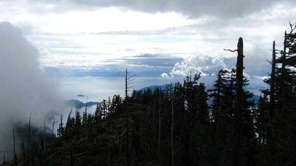 Alpine hiking in North America
