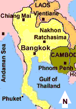 Thailand map