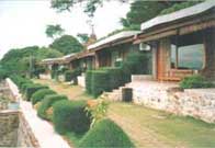 Deluxe bungalows on the Ayeyarwaddy river bank