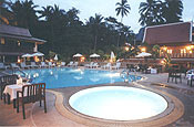 Pool at night