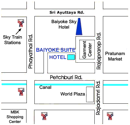 Bkk Baiyoke Suite Map 