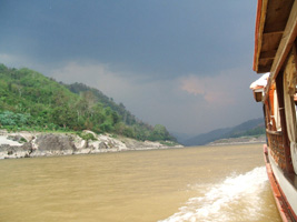 Private slow boat trip on Mekong river to Luang Prabang
