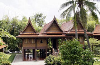 Thai teakwood house