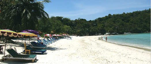 Sand sea beach at Ban RayaResort & Spa
