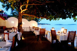 evening Terrace at Beachcomber hotel - Chaweng - Koh Samui island