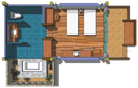 Deluxe Villa floor plan