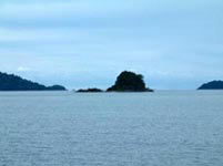 The sea and islands near Koh Mak