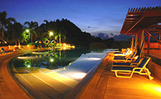 Pool side cafe