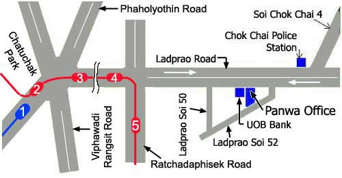 Location map of Panwa Accounting and Auditing