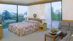 Room with single bed