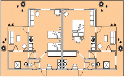 Superior room layout
