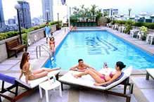 Roof top swimming pool