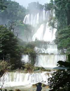 Thilorsu waterfall in Umphang, south of Mae Sot