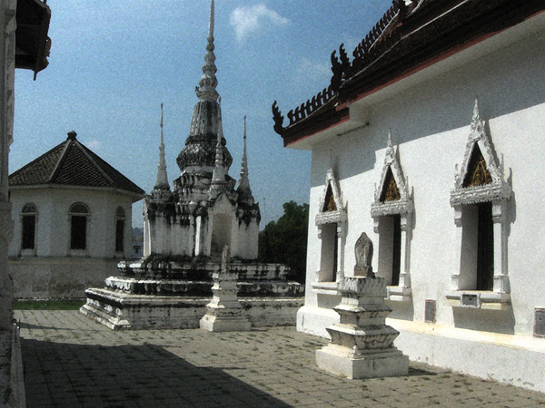 A temple in Uthai Thani town
