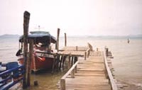 Boat pier on Koh Chang - Aug 2002