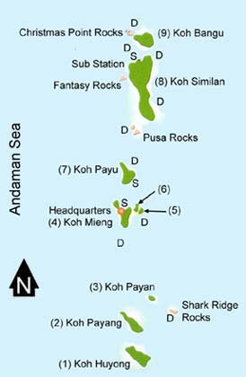 Similan islands