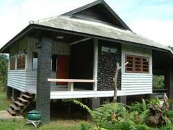 Bungalow room at the headquarters area