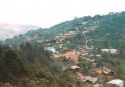 A Chin family in a village