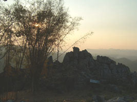 Sunset view - Nam Nao national park