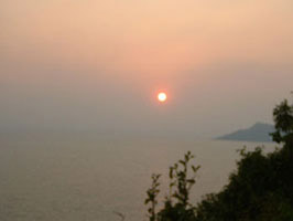 Sunset view from Laem Sing cape