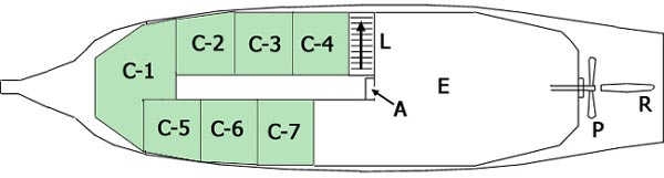 Lower deck plan