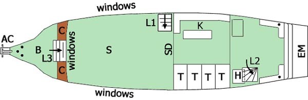 Main deck plan