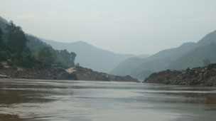 A scene of Mekong river