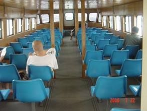 Lower cabin in passenger ferry format